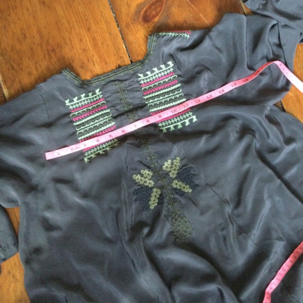 Johnny Was BIYA tunic dress 100% Silk Medium - Picture 12 of 13